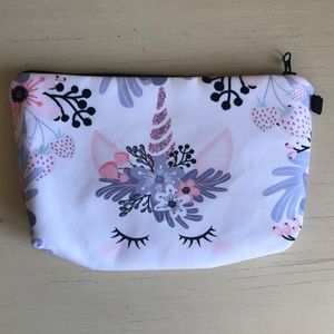 New zippered cosmetic bag - unicorn